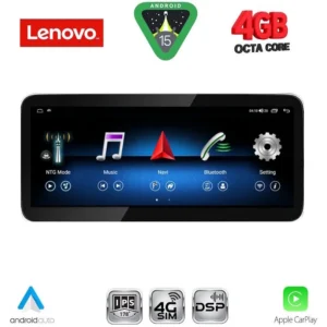LENOVO LVG 13980_CPA (10.33inc) (NTG 4.5) MULTIMEDIA SYSTEM for MERCEDES A – CLA – GLA mod. 2012-2015